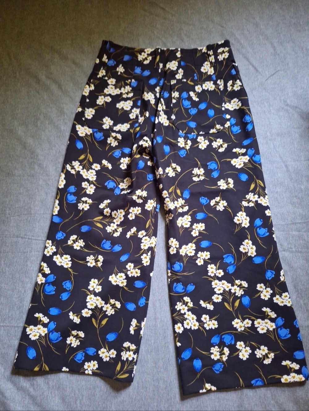 Maeve By Anthropologie The Collette Wide Leg Floral Pants Size 29 Petite - Picture 11 of 16